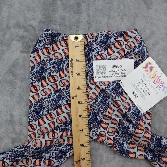 LulaRoe Pants Girls S to M Simply Comfortable White Gray Set of 2 Leggings - Picture 6 of 16